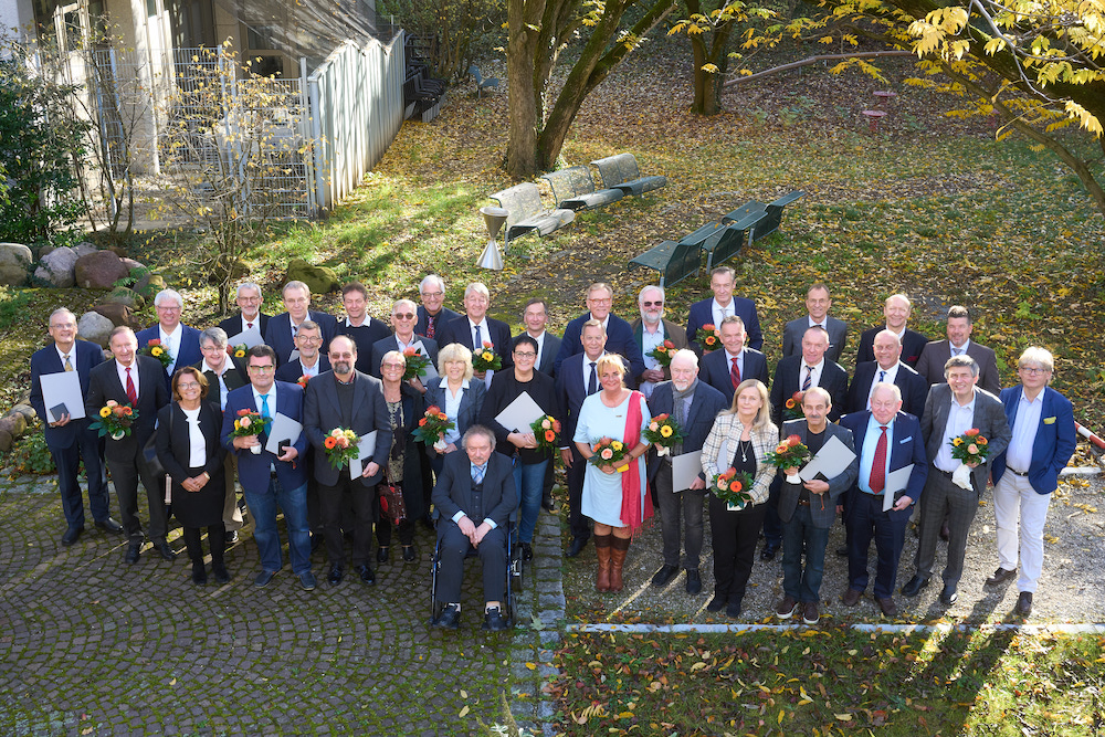 Gruppenbild der Geehrten