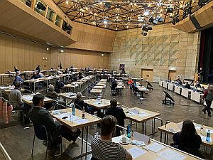 Blick in die Stadthalle Fürth